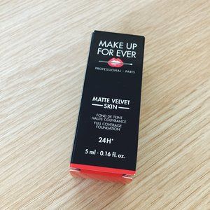 NEW MAKE UP FOR EVER Matte Velvet Skin Full Coverage Foundation - Y315